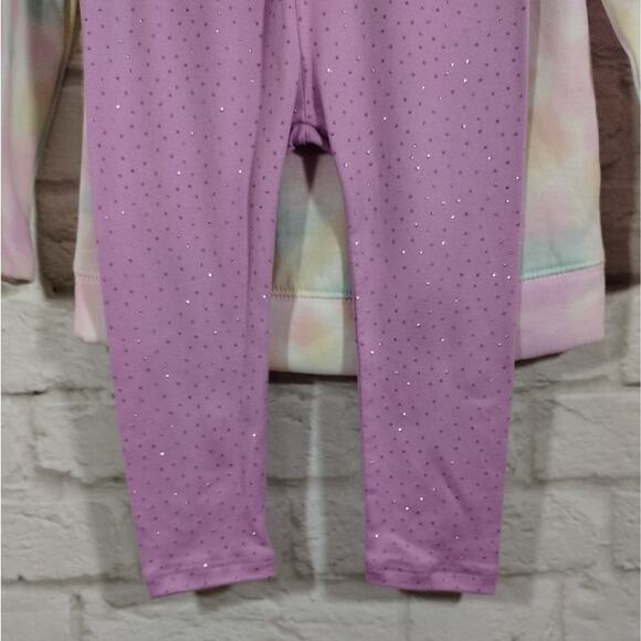 Y BTween Baby 3pc Tie Dye Pullover Sweater & Dot Leggings Set Outfit NWT 18M - Picture 8 of 10